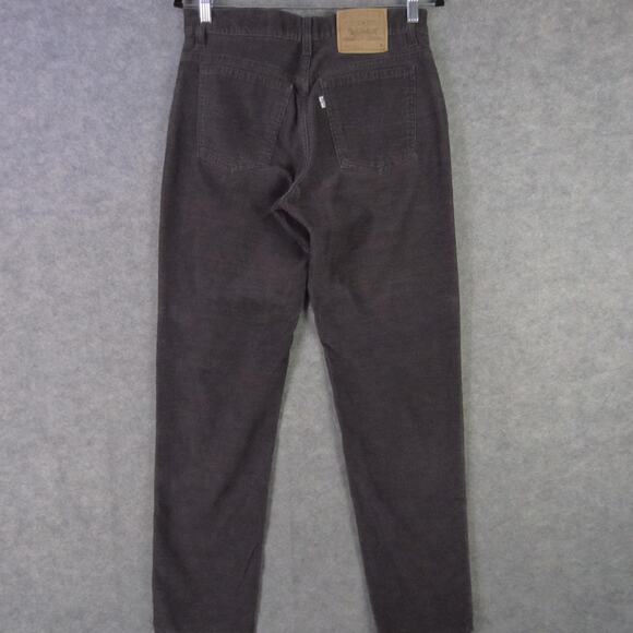 Vintage Levis Jeans Womens 8 Brown 941 Corduroy Regular Fit Straight Leg USA 90s - Picture 7 of 9
